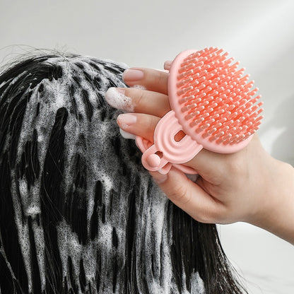 Premium Ultra-Soft Silicone Scalp Massager & Shampoo Brush – Double-Sided Bath Scrubber for Adults & Kids