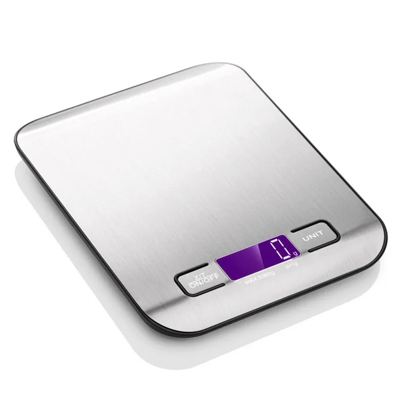 Professional Digital Kitchen Scale - High-Precision Stainless Steel Food Scale for Baking & Meal Prep
