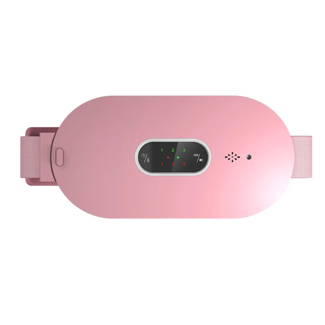Wireless Menstrual Heating Pad & Massage Belt | Electric Abdominal Warmer for Period Pain Relief