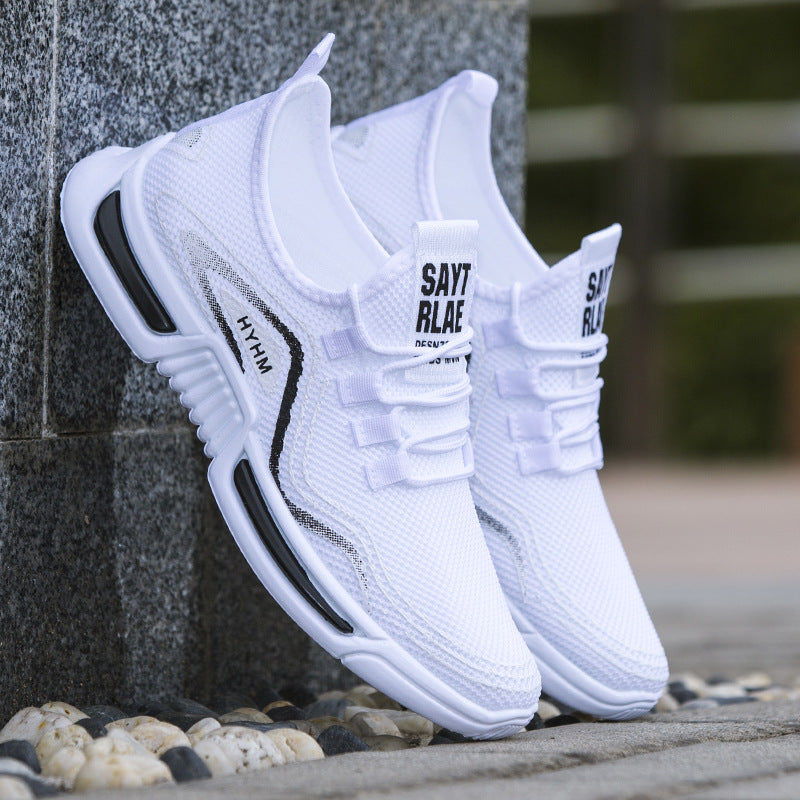 Summer Men's Mesh Sports Shoes - Lightweight Breathable Running Sneakers