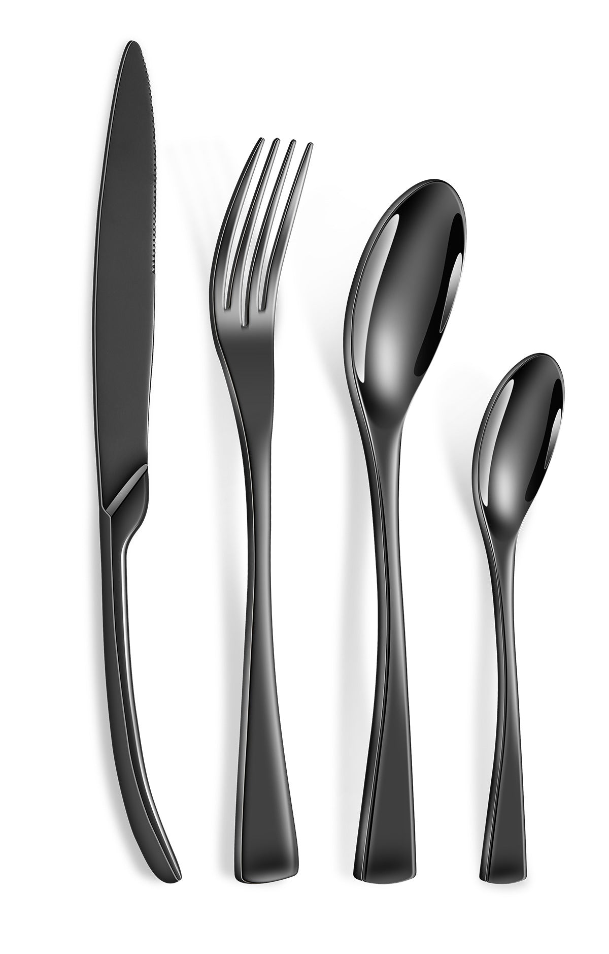 Premium Silverware Flatware Set with Steak Knife, Fork, and Spoon