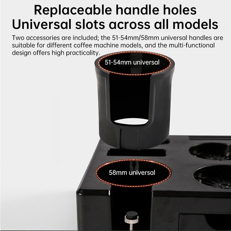 Multi-Functional Barista Storage Rack - Espresso Accessories Holder for Home & Cafe
