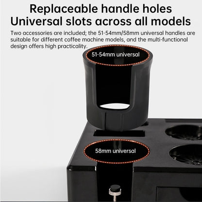 Multi-Functional Barista Storage Rack - Espresso Accessories Holder for Home & Cafe