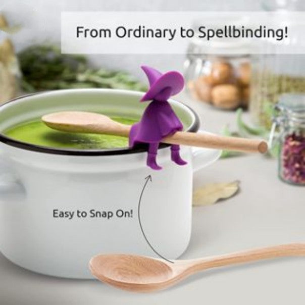 Little Flying Man Shaped Anti-Overflow Soup Spoon Holder for Kitchen
