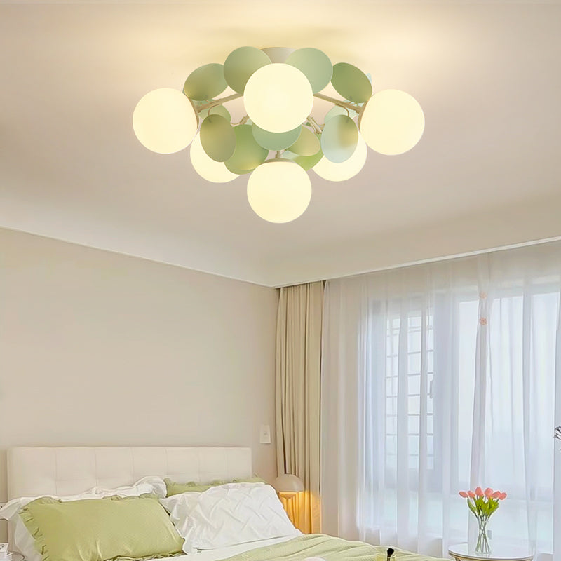 Modern Magic Bean Bubble Ceiling Light - Creative Nordic Chandelier for Living Room & Bedroom Decor