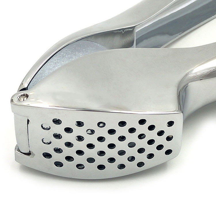 Manual Zinc Alloy Garlic Press and Squeezer Kitchen Gadget