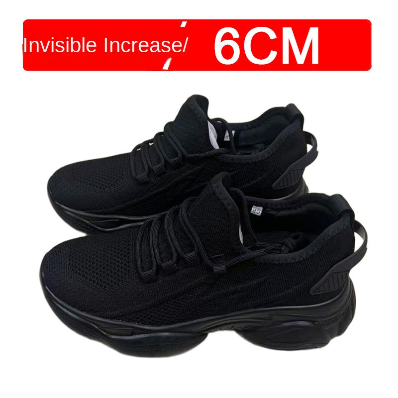 Summer 10CM Height Increasing Men's Shoes (Breathable Fly Woven Mesh)