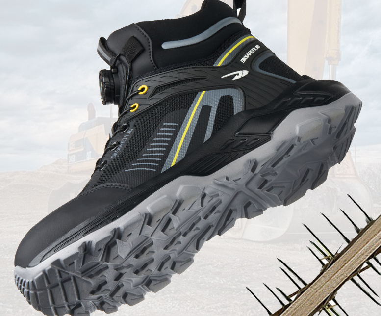 Heavy Duty Steel Toe Safety Boots – Anti-Smashing & Anti-Piercing Construction Work Shoes for Men