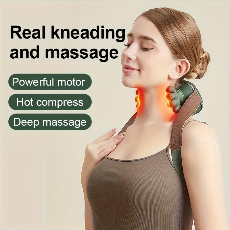 Simulated Human Master Neck and Shoulder Massager with Heat