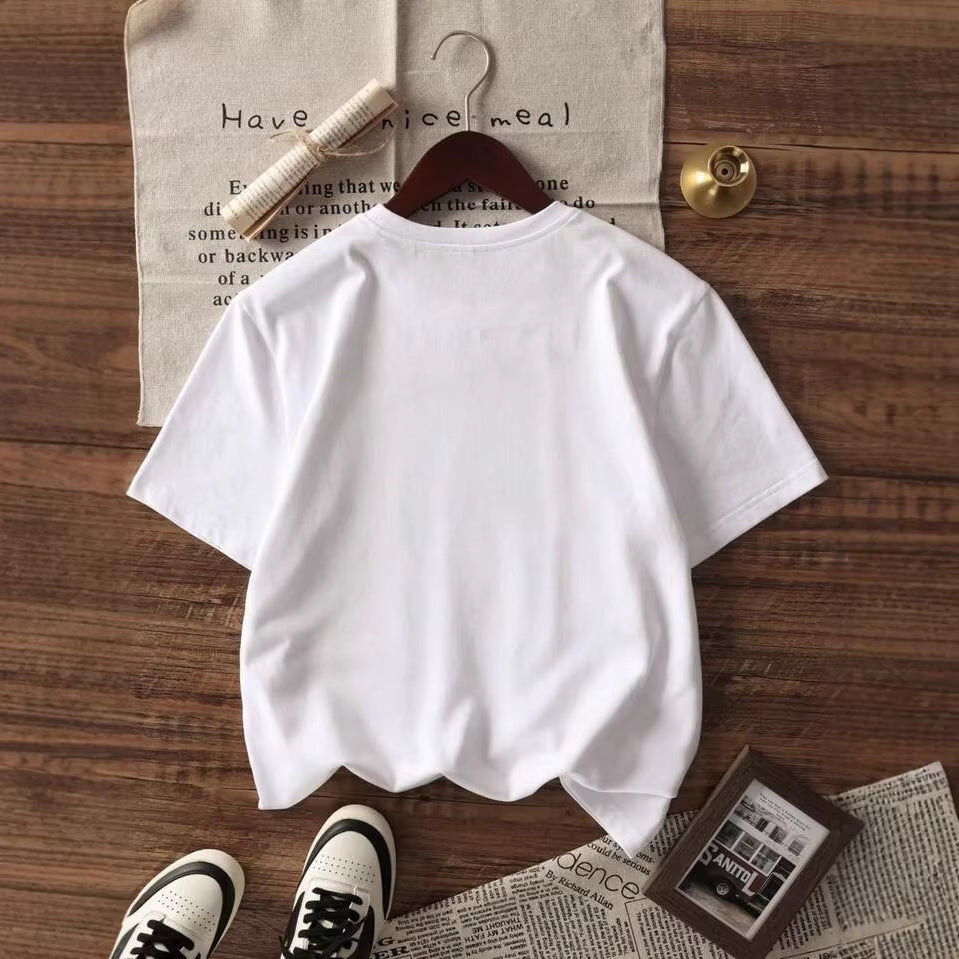 Christian Faith Graphic Tee - Casual White Round Neck T-Shirt