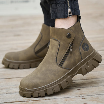 Welders' Labor Protection Anti Smashing and Anti Piercing Safety Shoes
