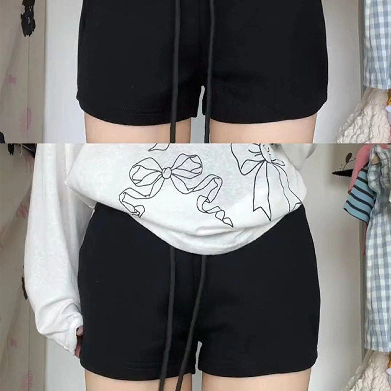 Sweet & Spicy Style High-Waist Casual Three-Quarter Shorts