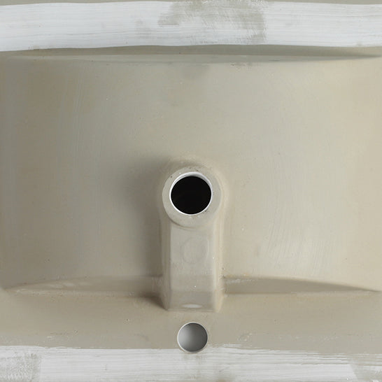 Compact Single Basin Vanity with Integrated Ceramic Sink