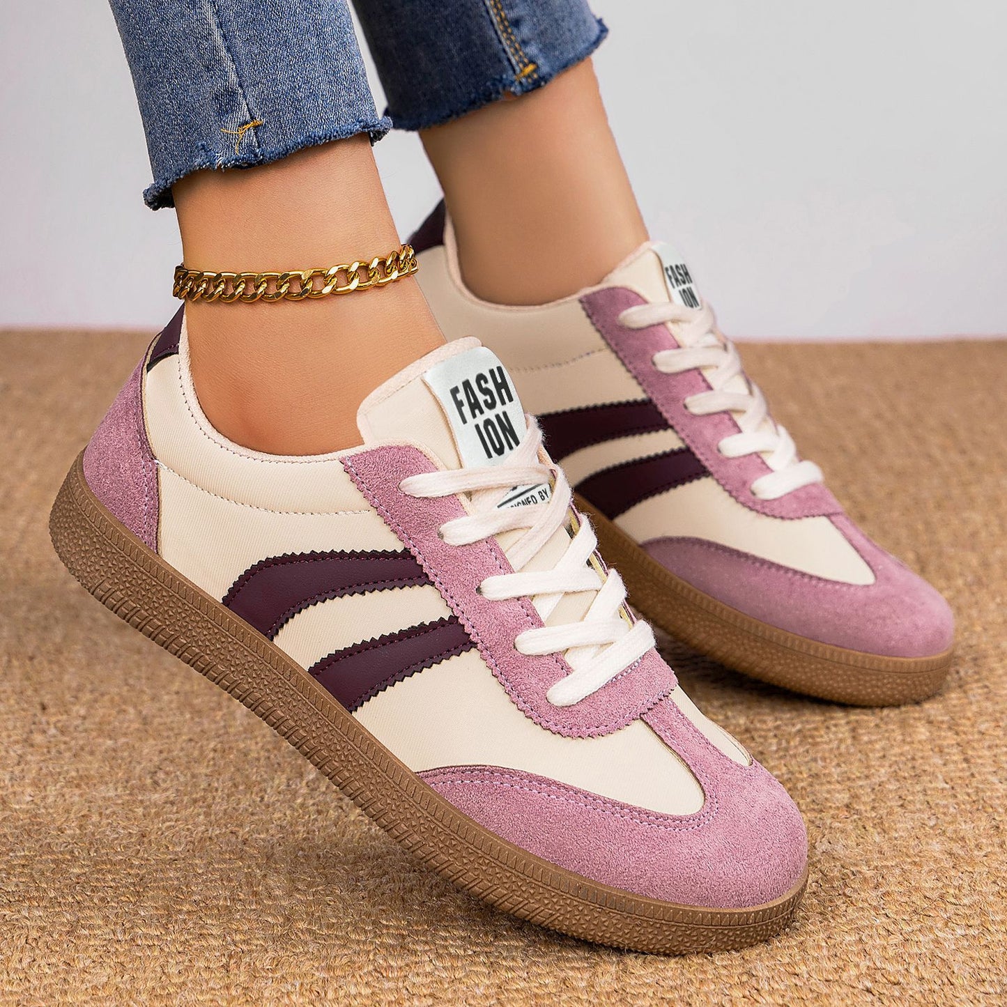 Women's German Training Casual Sneakers - Lightweight Soft Sole Shoes