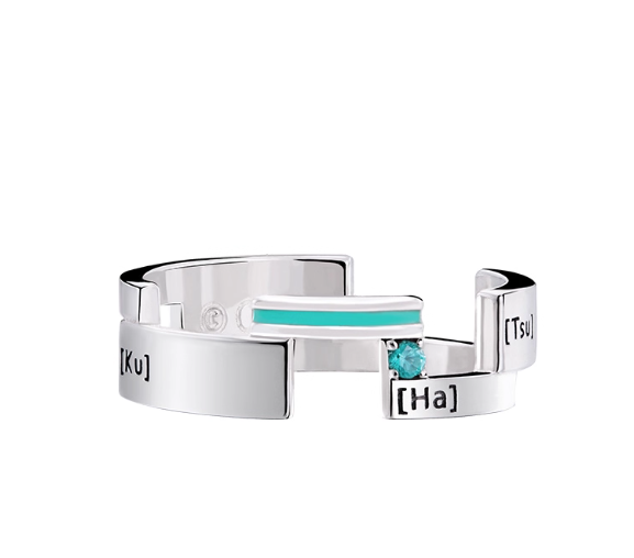 Hatsune Miku Mobius Loop Anime Ring 925 Silver