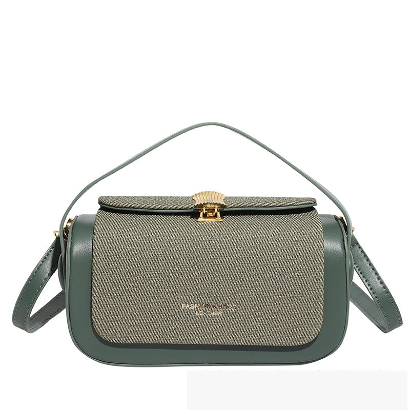 Elegant Small Retro Box Bag - Shoulder & Crossbody Handbag
