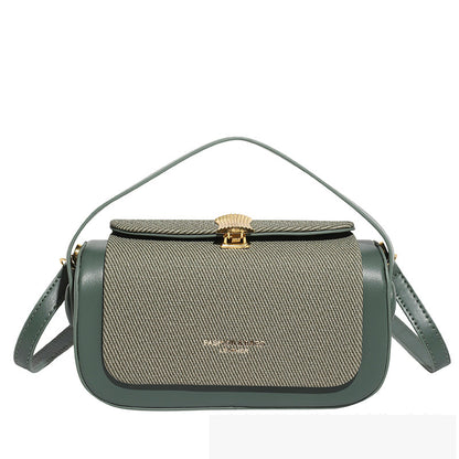 Elegant Small Retro Box Bag - Shoulder & Crossbody Handbag