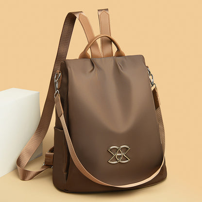 Luxury Travel Backpack for Women - Elegant Fashion Shoulder Bag & Anti-Theft Rucksack
