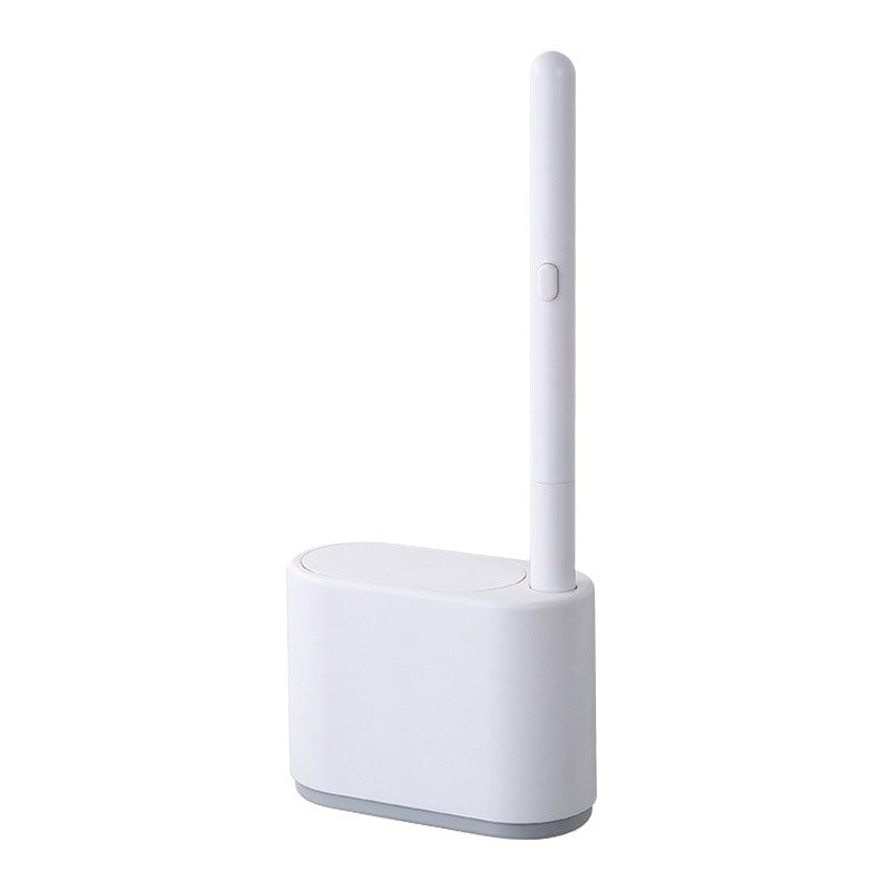 Wall-Mounted Disposable Toilet Brush Set – Hygienic Deep Cleaning Wand with Replaceable Scrub Pads