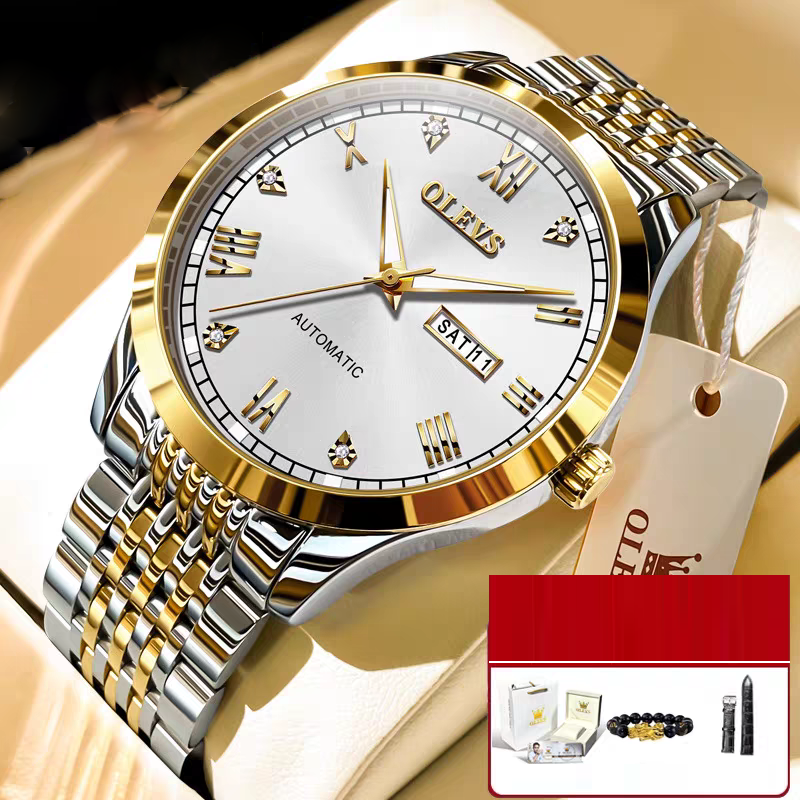OLEVS Luxury Men's Automatic Mechanical Watch - Waterproof Luminous Business Wristwatch