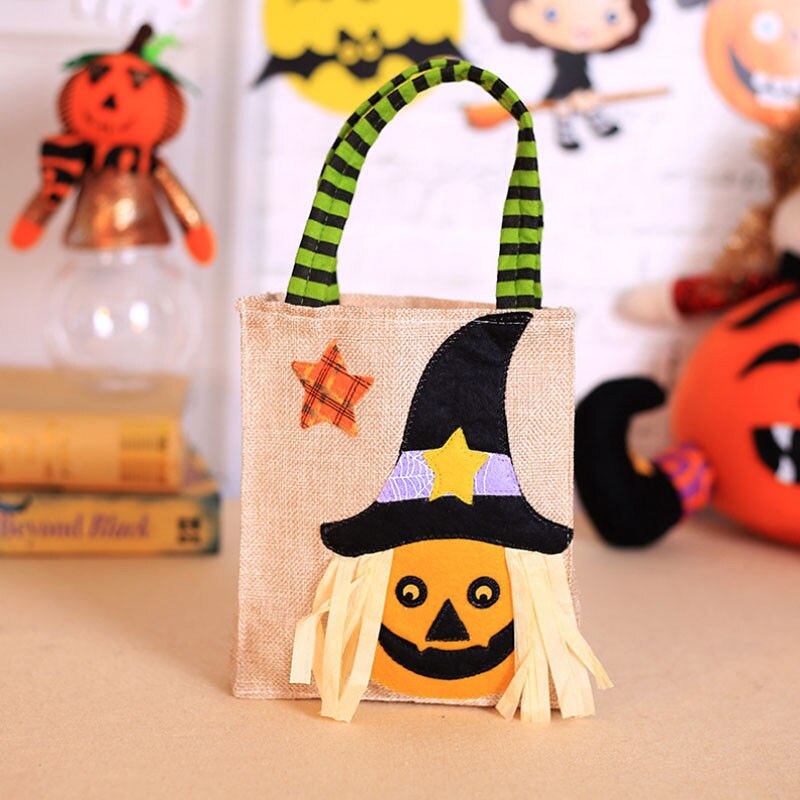 Halloween Trick or Treat Shopping Bags for Kids Candy Storage