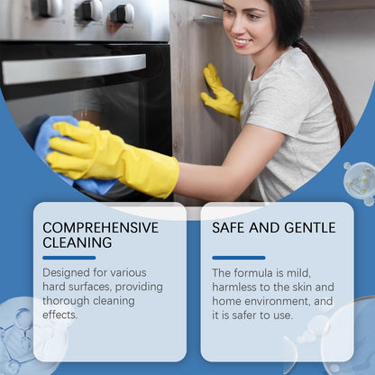 Powerful Multi-Purpose Kitchen Foam Cleaner – All-Around Grease Remover & Decontamination Spray for Stove Tops
