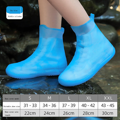 Reusable Waterproof Silicone Rain Shoe Covers