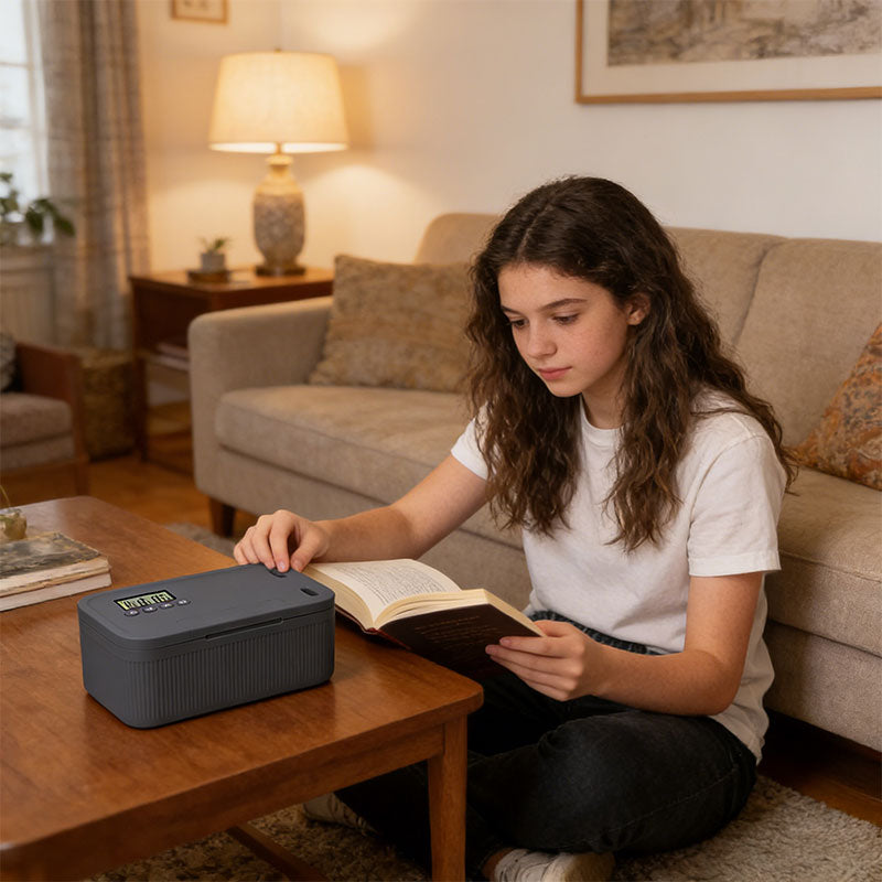 Smart Time Locking Container - Security Storage Box for Personal Habits & Focus