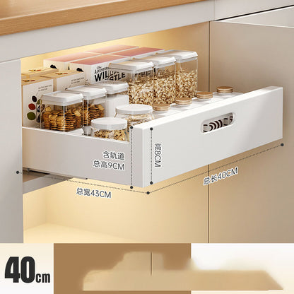 Multi-Purpose Pull-Out Kitchen Drawer Organizer – Sliding Storage Rack for Dishes, Spice Jars & Cabinets