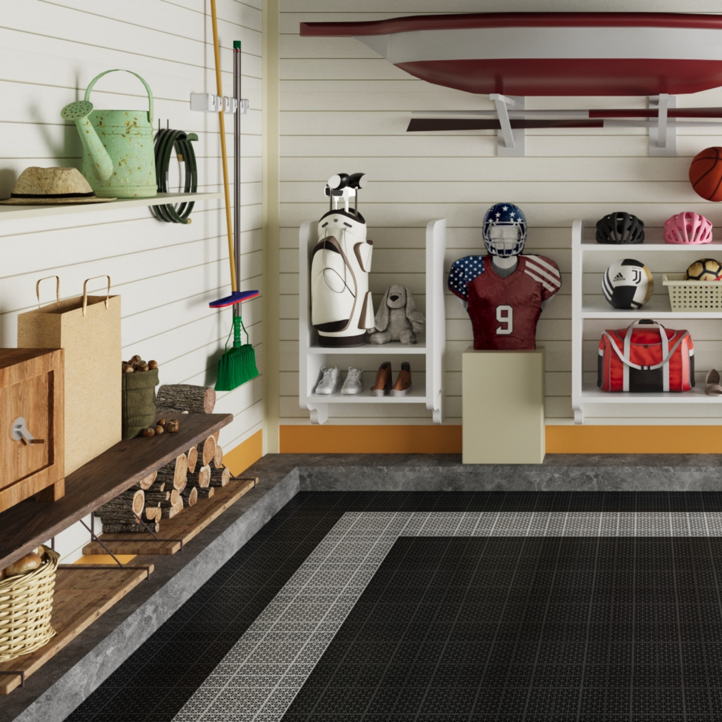 Non-Slip Drainage Floor Tiles for Showers, Patios, and Balconies