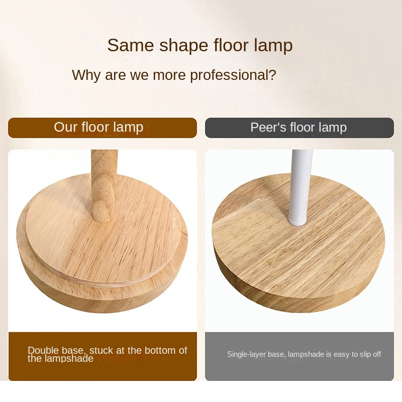 Japanese Zen Bamboo Weave Floor Lamp - Minimalist Retro Light for Tatami & Tea Room