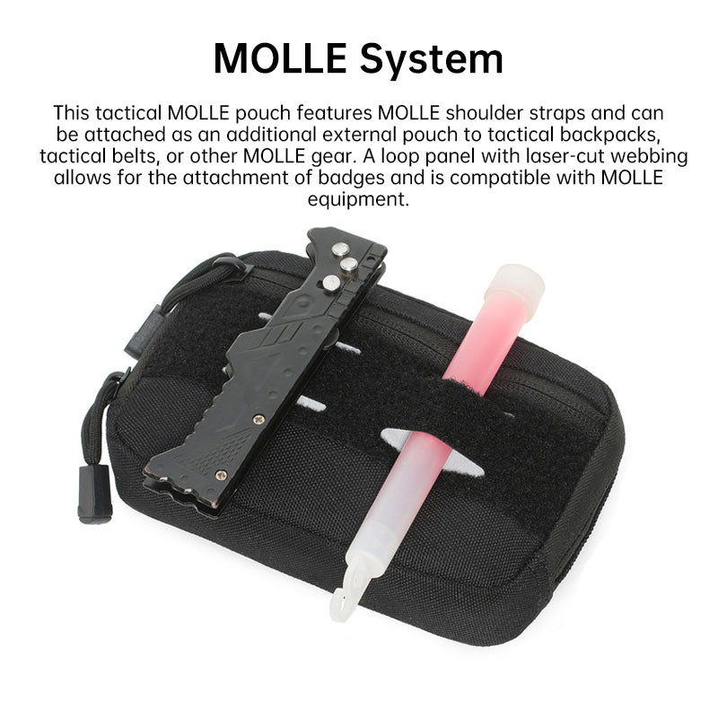 MOLLE Tactical EDC Admin Pouch | Multifunctional Waist Pack for Outdoor, Camping & Hunting