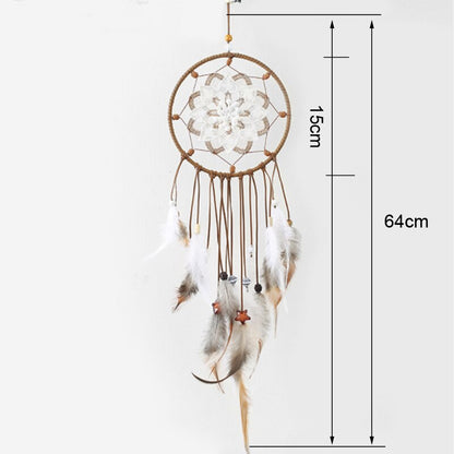 Handmade Ethnic Dream Catcher – Decorative Feather Wall Hanging for Home, Bedroom & Wedding Decor