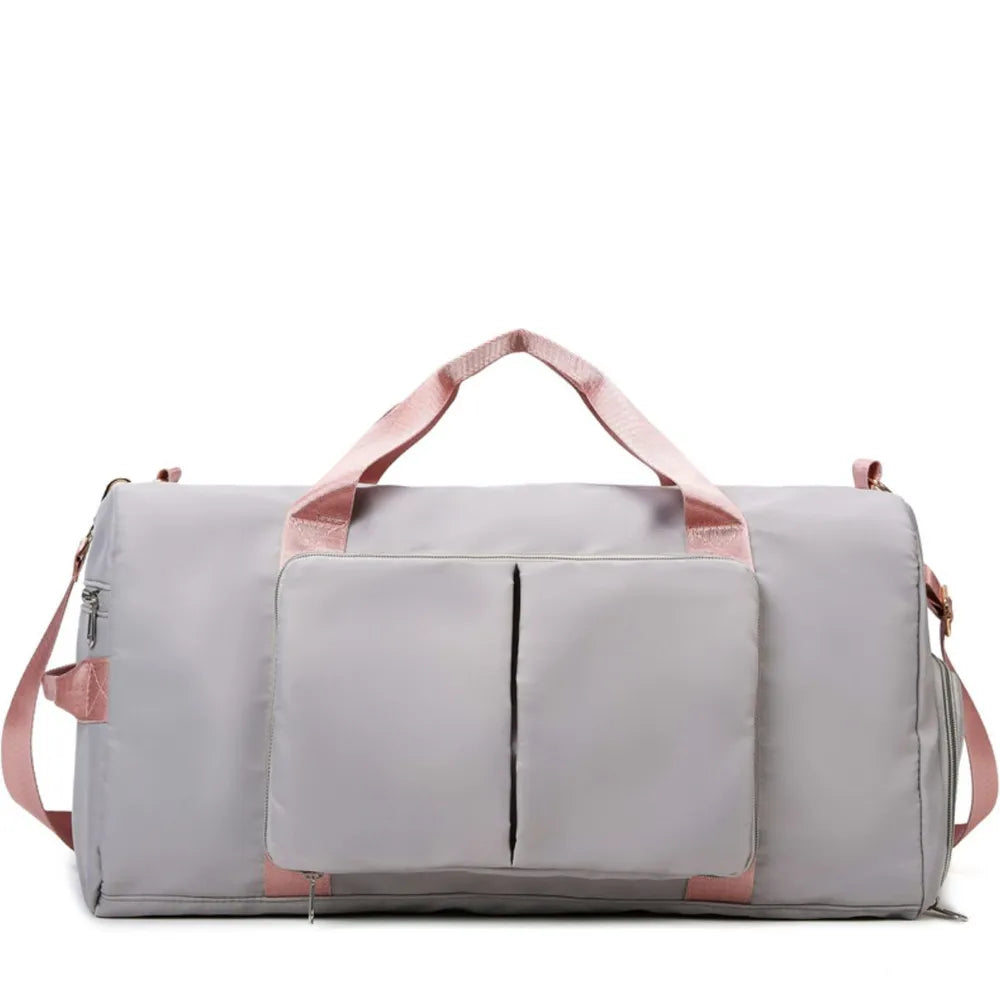 Wet and Dry Separation Travel Duffel Bag (Gym/Overnight Use)
