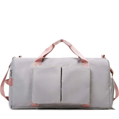 Wet and Dry Separation Travel Duffel Bag (Gym/Overnight Use)