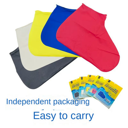Reusable Anti-Slip Waterproof Silicone Rubber Rain Shoe Covers (Outdoor)