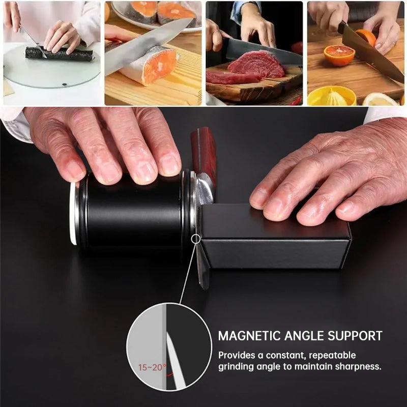 15° & 20° Roll Knife Sharpener Kit | Magnetic Rolling Sharpening Tool