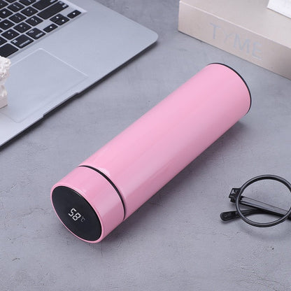 Smart LED Temperature Display Thermos - 500ml Insulated Stainless Steel Water Bottle