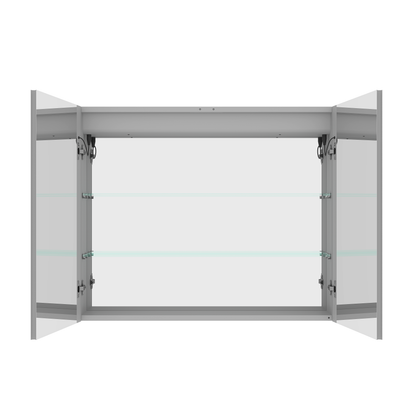 36 x 30 Inch LED Medicine Cabinet with Dimmable Anti-Fog Vanity Mirror