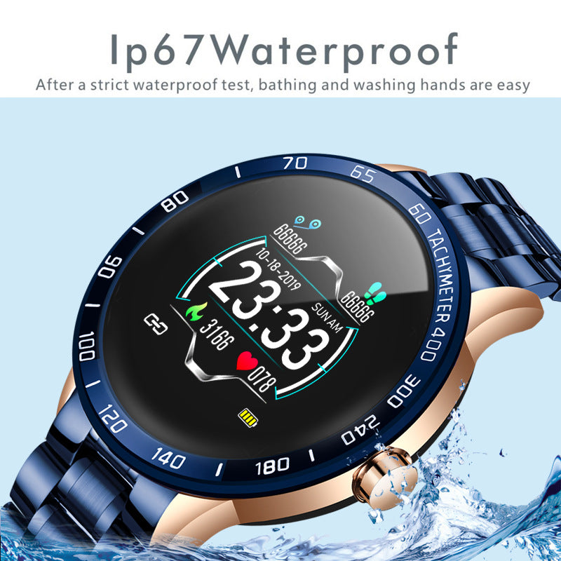 LIGE Luxury Men's Smart Watch - Multifunctional Business Smartwatch with Steel Band