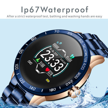 LIGE Luxury Men's Smart Watch - Multifunctional Business Smartwatch with Steel Band