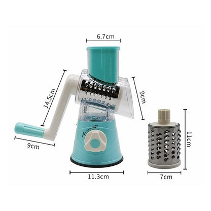 Gourmet Kitchen Hero: 5-in-1 Multifunctional Rotary Grater & Slicer