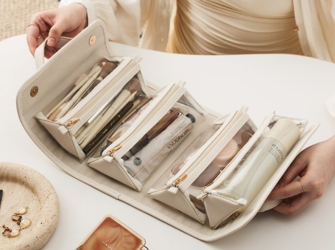 Portable Cosmetic Storage Handbag for Women