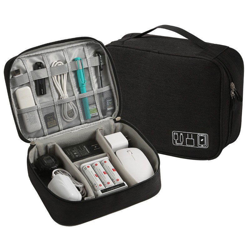 Waterproof Travel Cable Organizer Bag | Portable Digital Electronics Storage Pouch