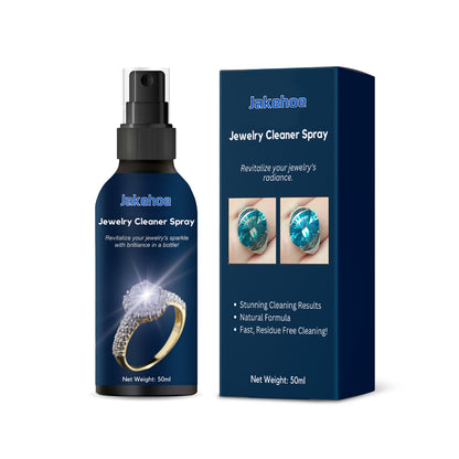 Instant Jewelry Cleaner Spray - Fast Shine & Deep Cleaning for Gold, Silver & Diamonds