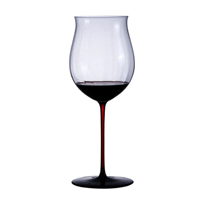Elegant Creative Black Bow Tie Crystal Wine Glass | High-End Burgundy & Champagne Goblet