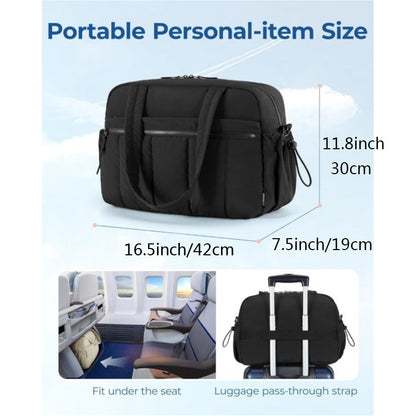 Large Capacity Travel & Sports Shoulder Bag with Toiletries Compartment