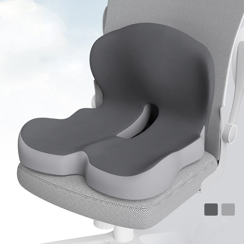 Memory Foam Integrated Seat Cushion - Ergonomic Chair Backrest & Lumbar Support Pad