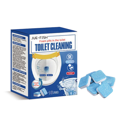 Jue-Fish Foam Toilet Cleaner - 12pcs Pack for Long-lasting Hygiene & Fragrance