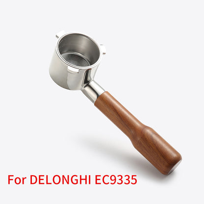 58mm Bottomless Portafilter with Wooden Handle for La Marzocco